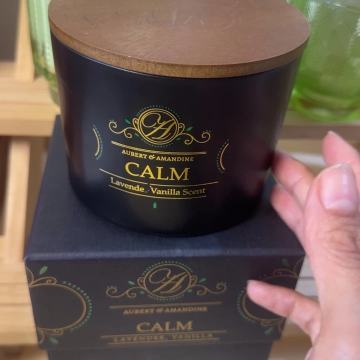 玻璃/陶瓷薰衣草香草香薰蜡烛