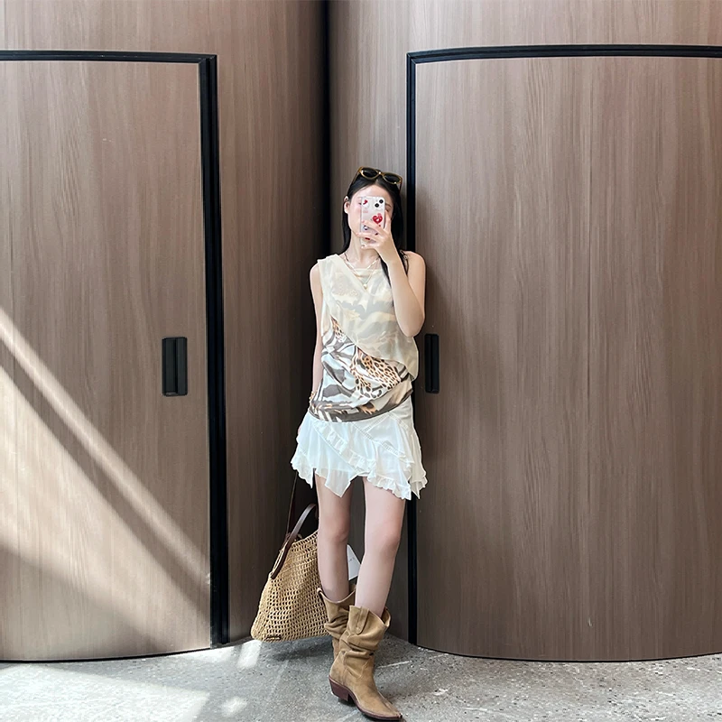 【VIINS】PANNPANN新品抽褶甜美活力花苞半身裙0201