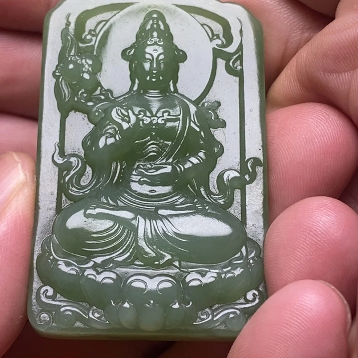 和田玉（碧玉）未镶嵌挂件