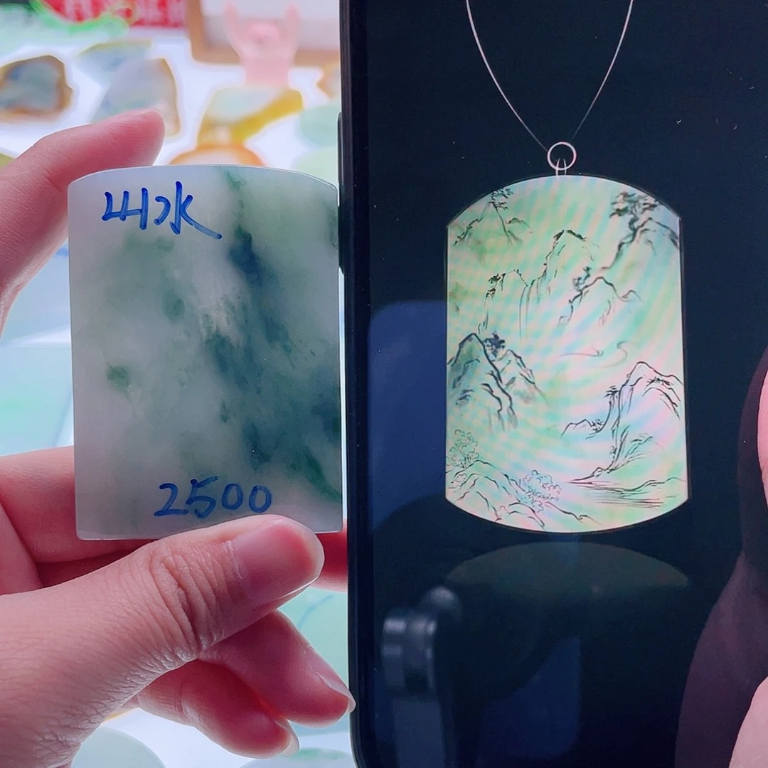 定制翡翠未镶嵌天然翡翠包工