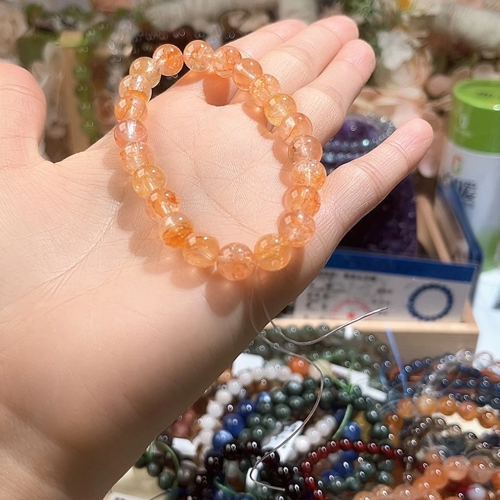 烟晶手链未镶嵌k****?胶花2号