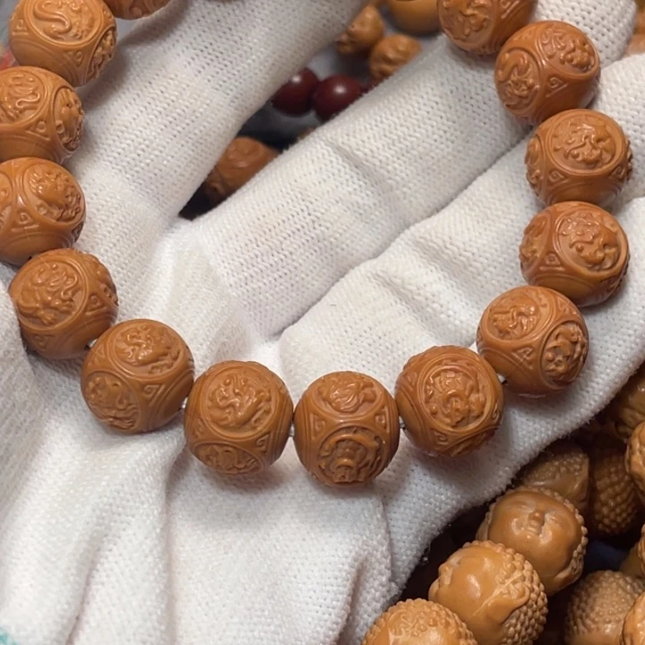 猴头核桃手串༺****༻瑞兽