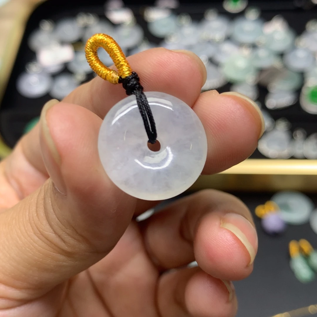 吊坠(不含链)未镶嵌翡翠有纹裂
