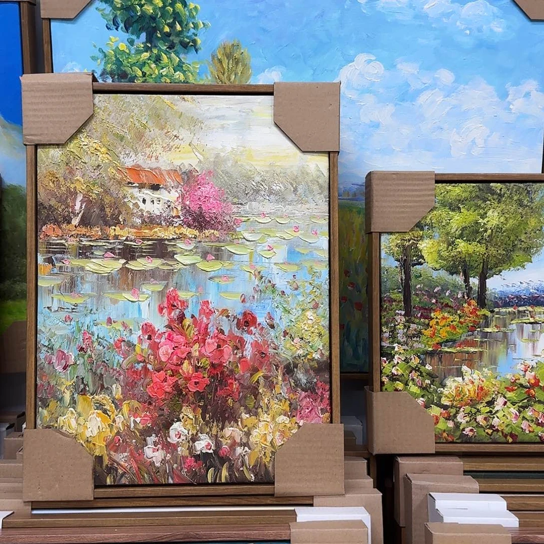 油画3040油画作品入选全国美展并获