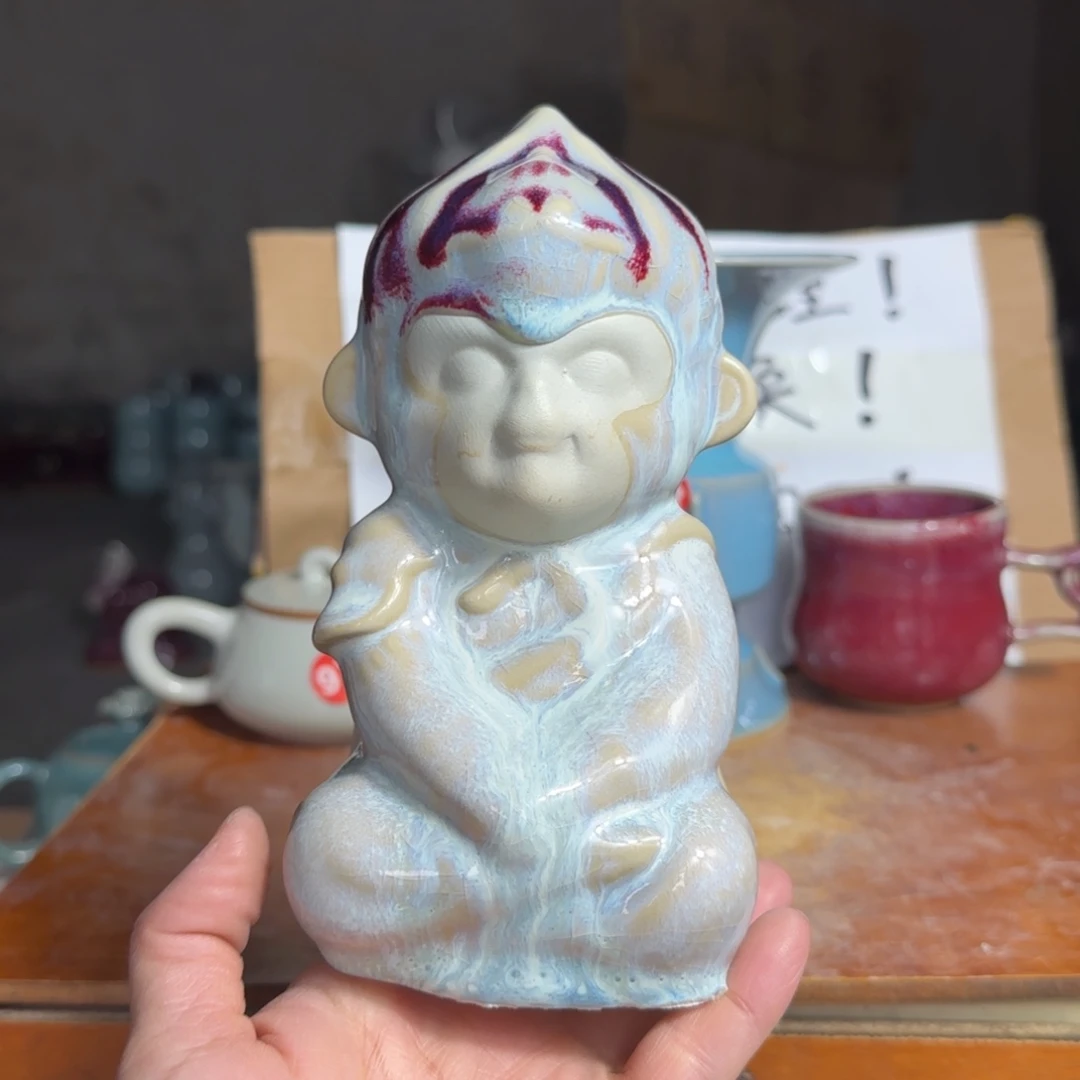 摆件郑家钧瓷摆件微瑕