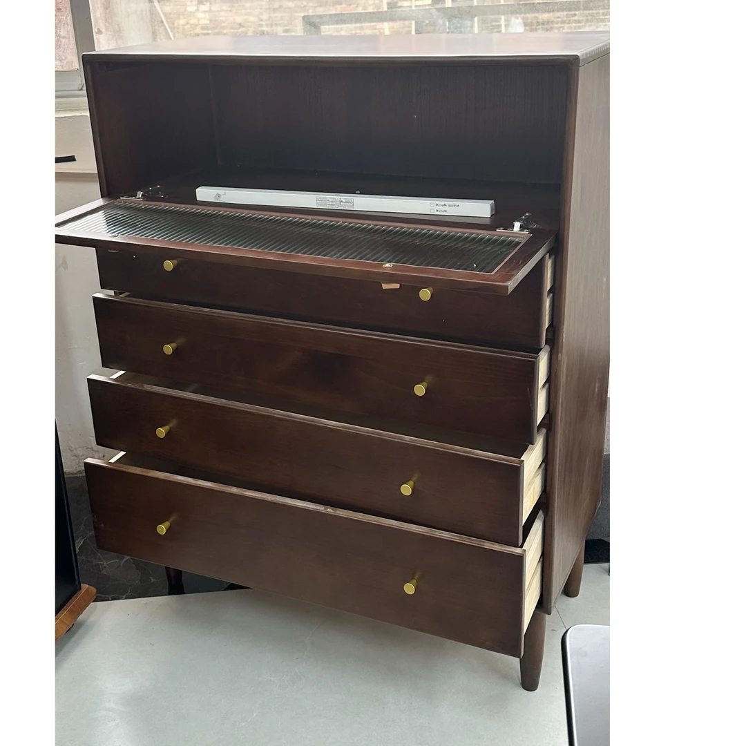 【外贸尾单】斗柜实木斗柜客厅靠墙储物柜