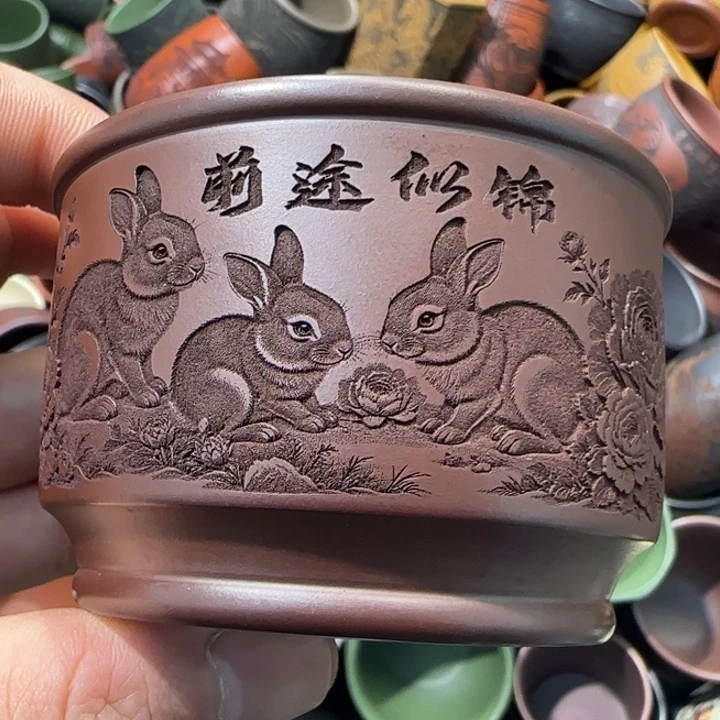 茶杯紫砂全手工制作工艺