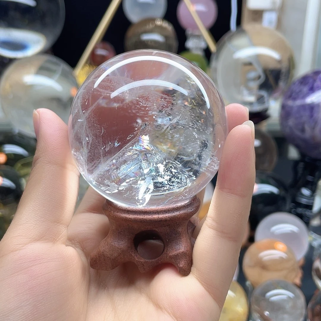 清***3水晶未镶嵌珠宝半成品白水晶卡6A736