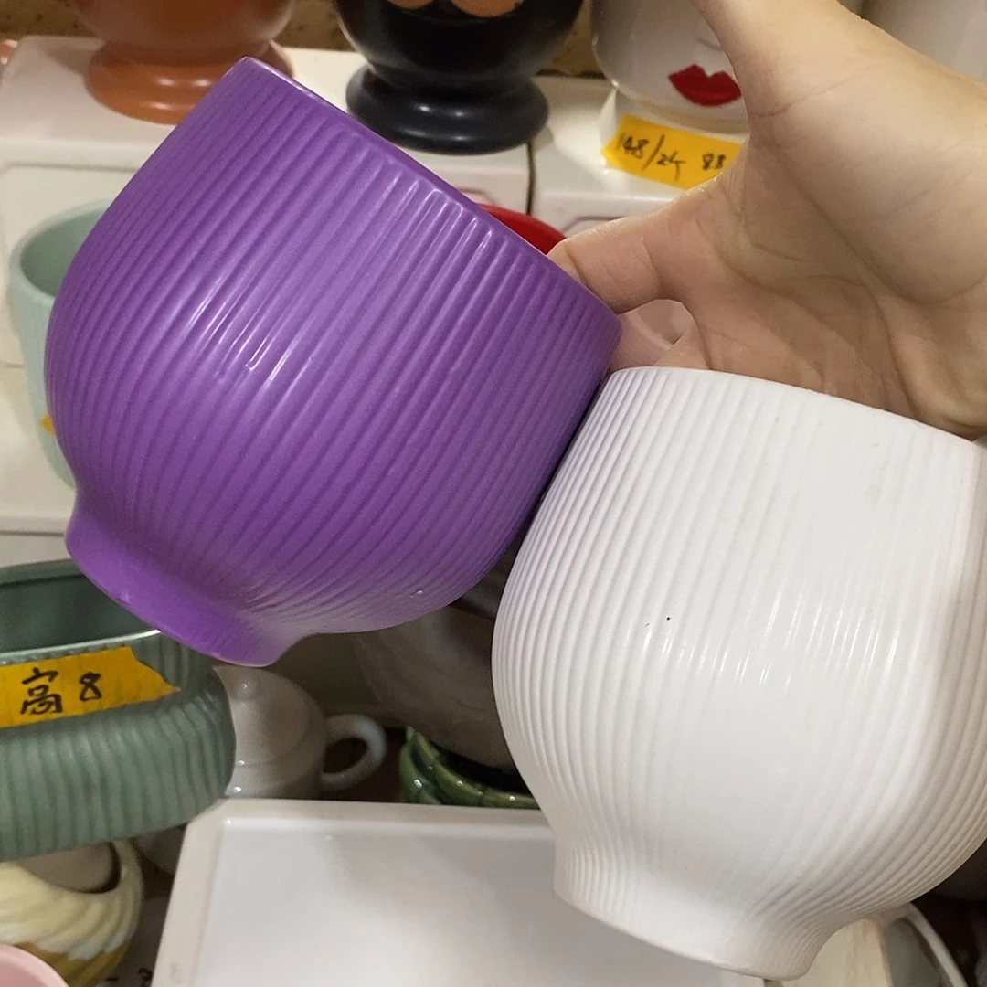 杯子陶盆有孔 瑕疵介意勿拍