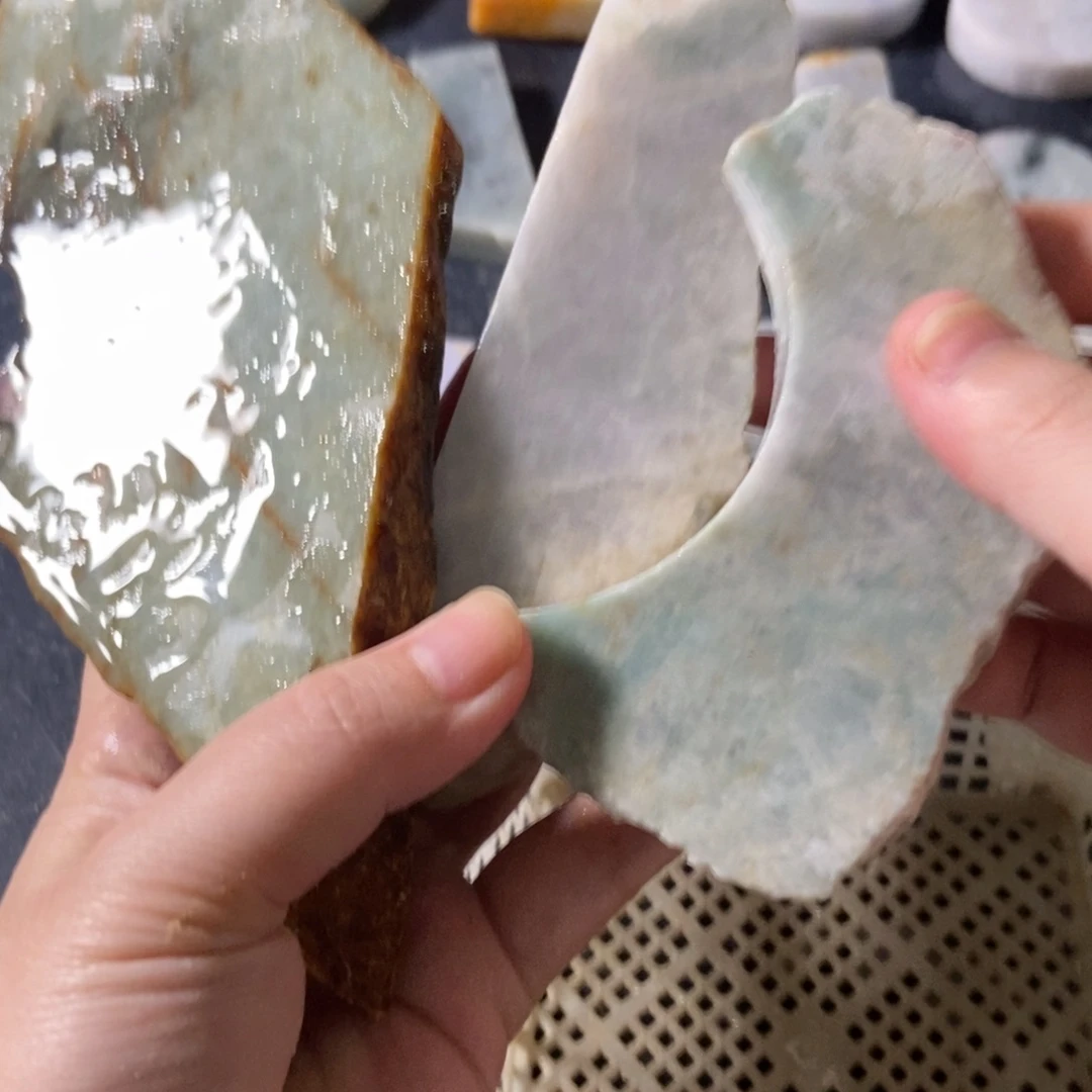 翡翠未镶嵌挂件天然翡翠