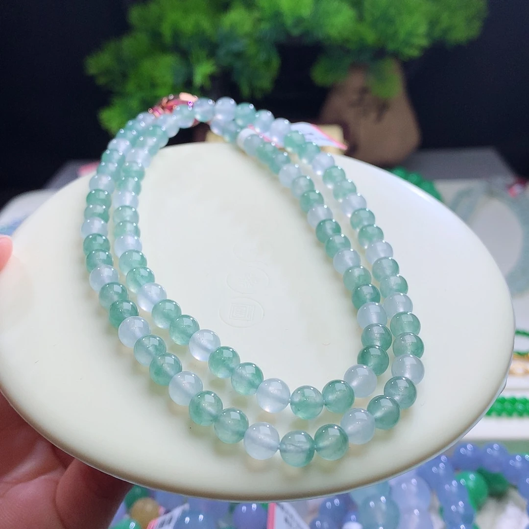 项链未镶嵌翡翠卡6mm