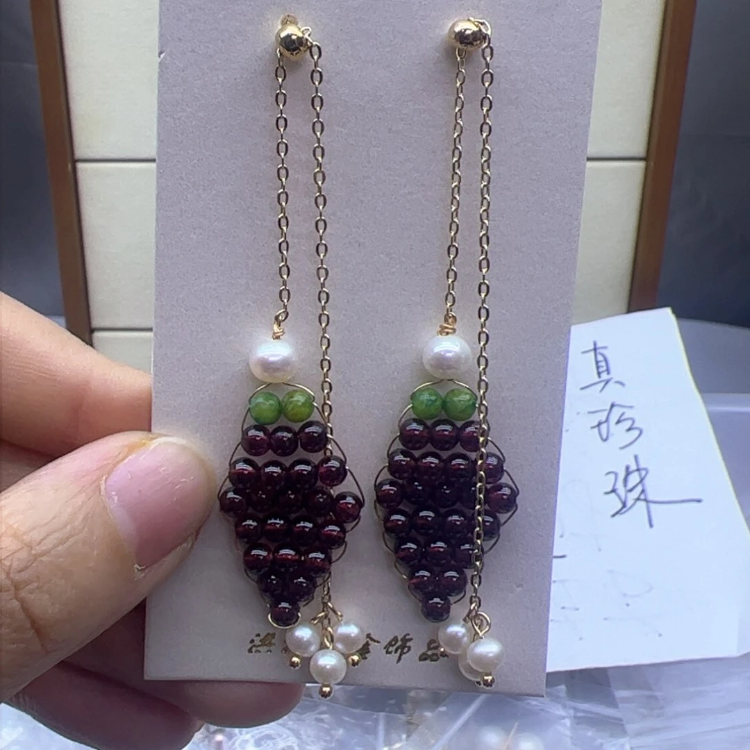 淡水珍珠耳饰未镶嵌