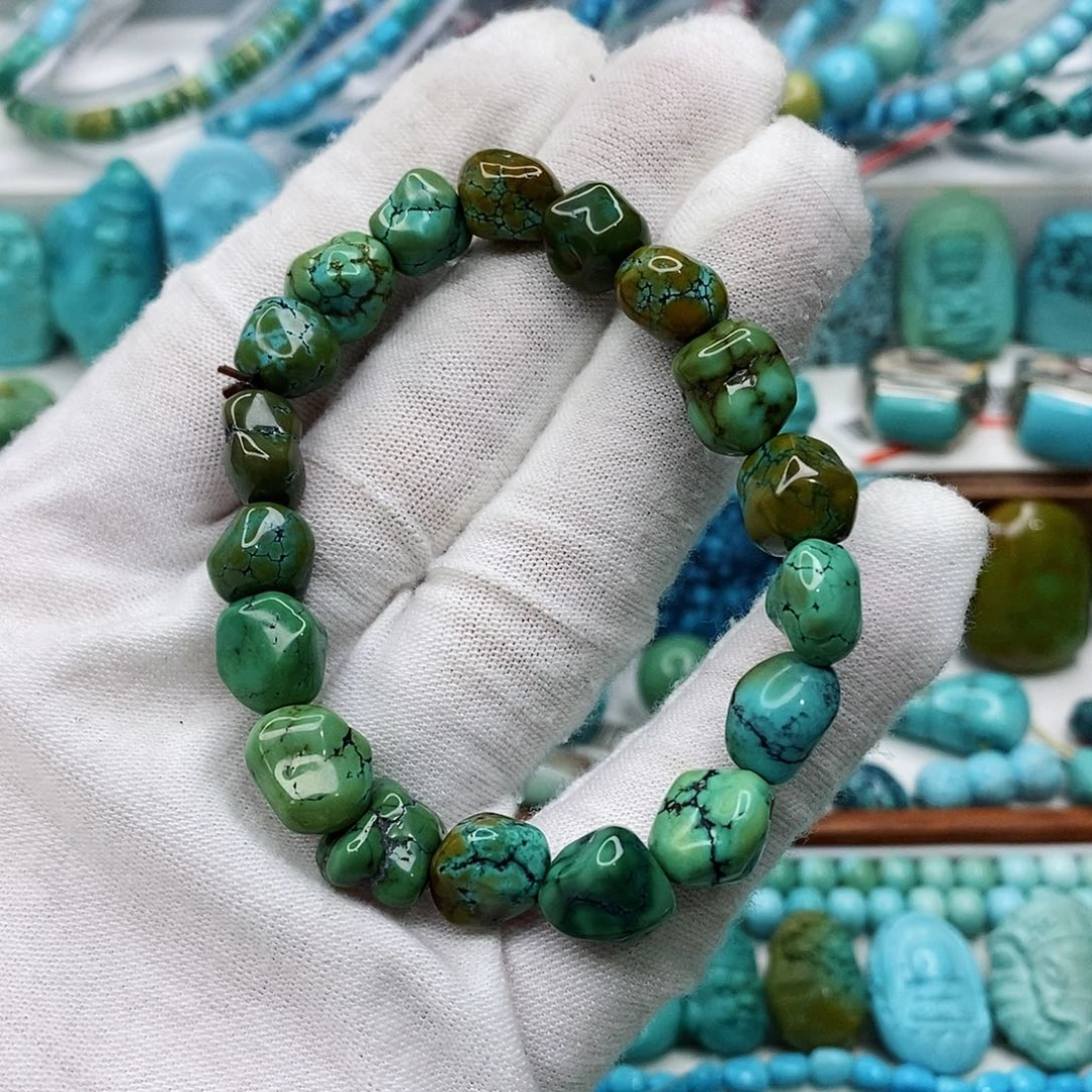 绿松石珠宝奇石未镶嵌M**i