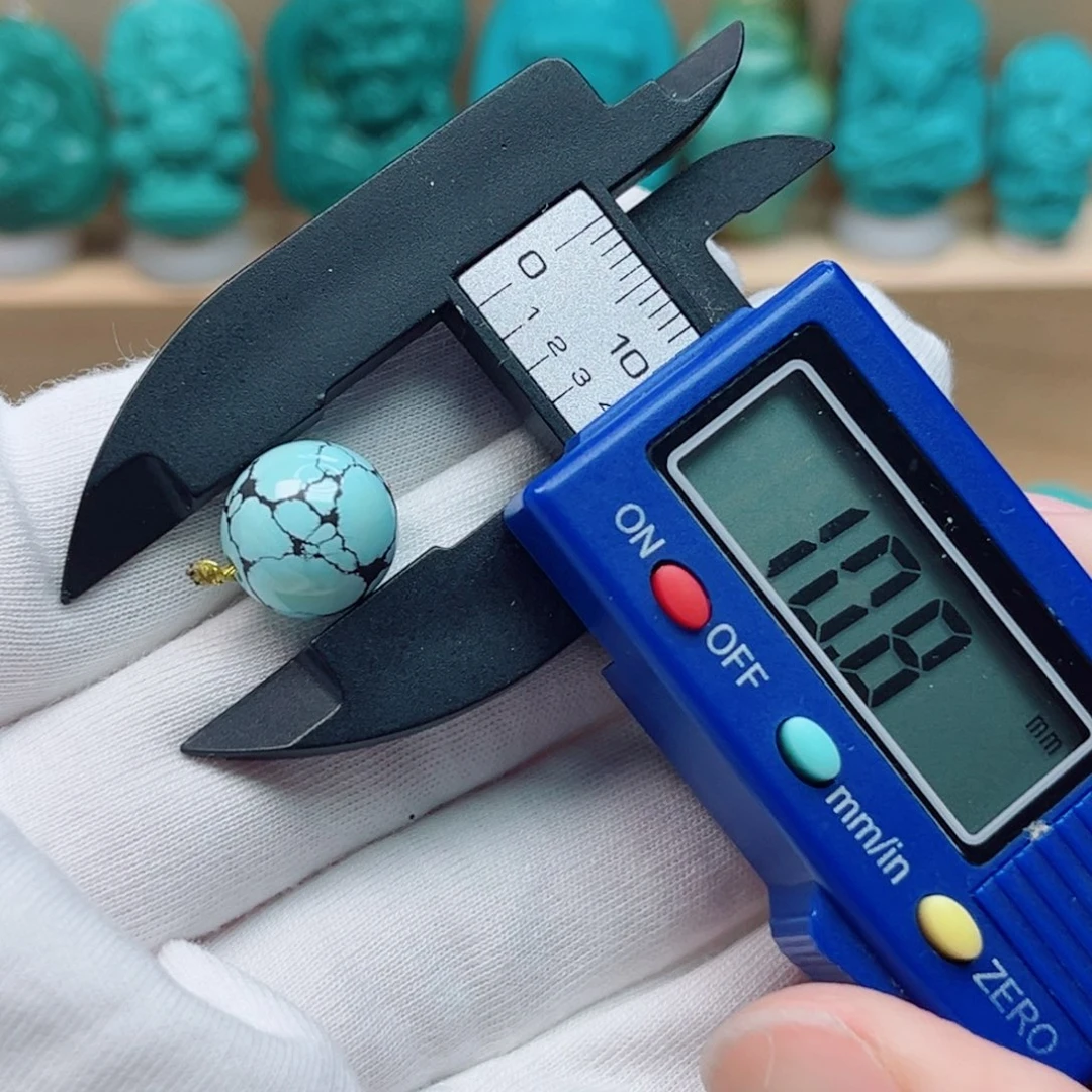 绿松石未镶嵌圆珠