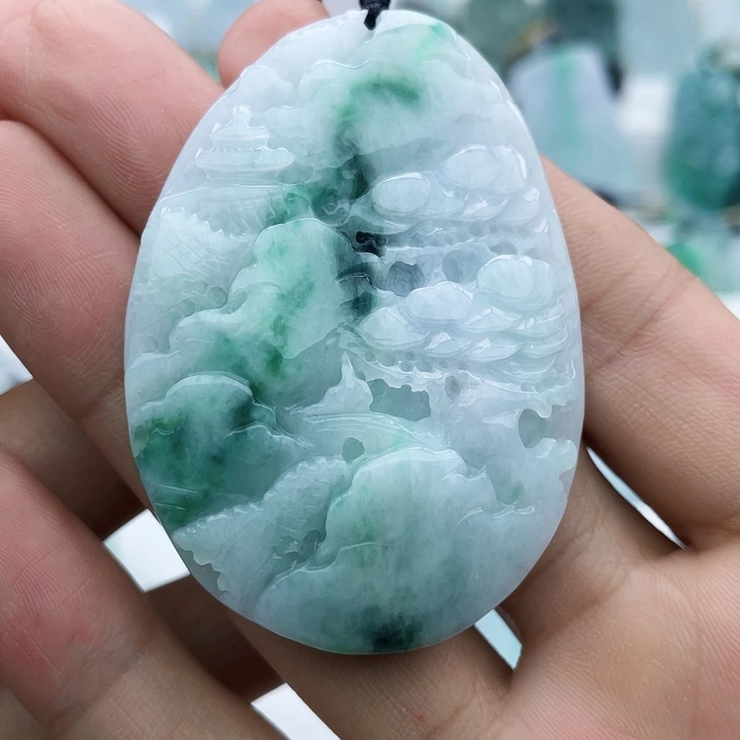 颈饰未镶嵌翡翠翡翠