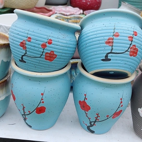 多肉绿植陶瓷花盆9.9包邮