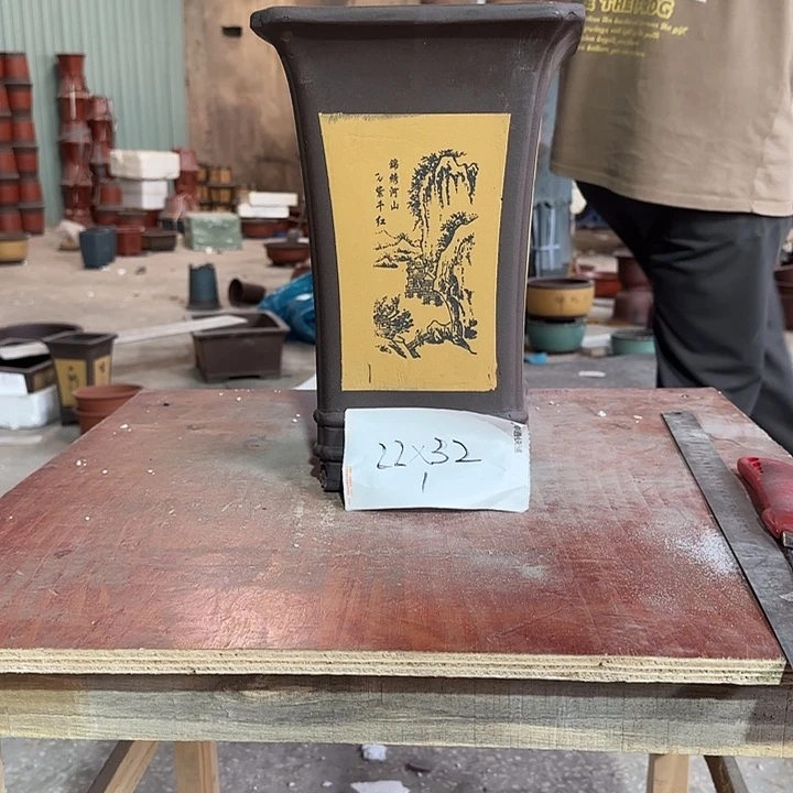 紫砂花盆盆景盆盆