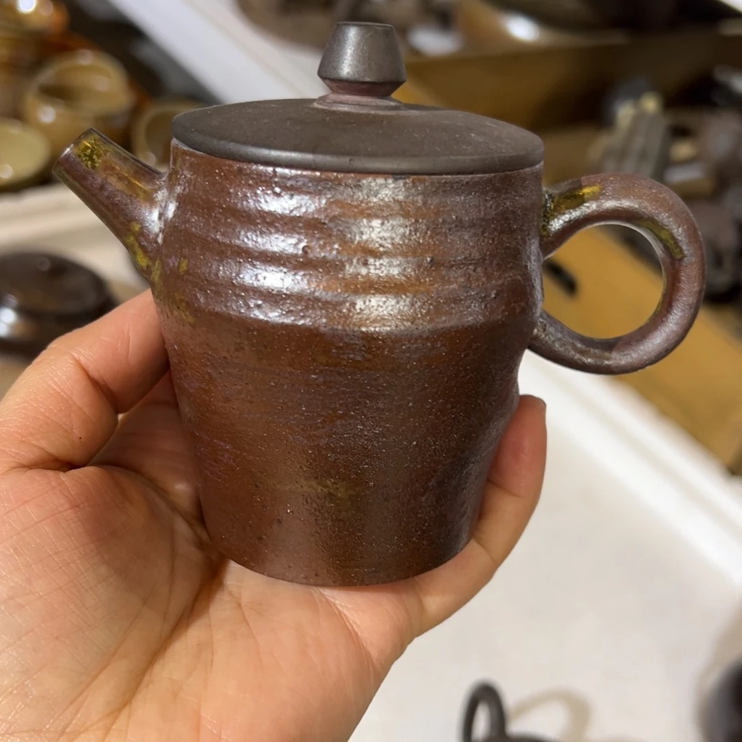 贵台龙窑柴烧茶壶A92