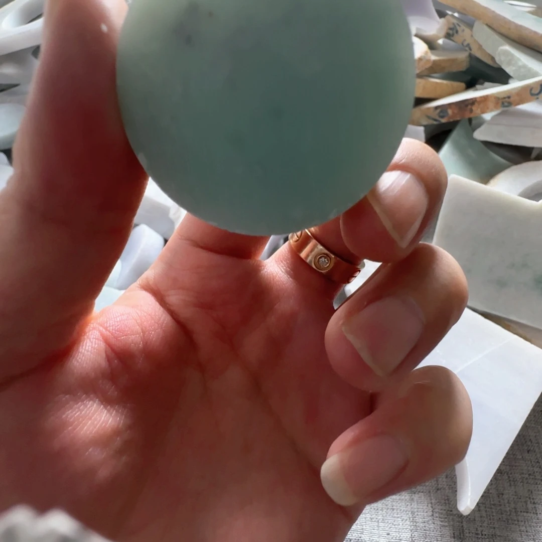 翡翠裸石翡翠A货边角料