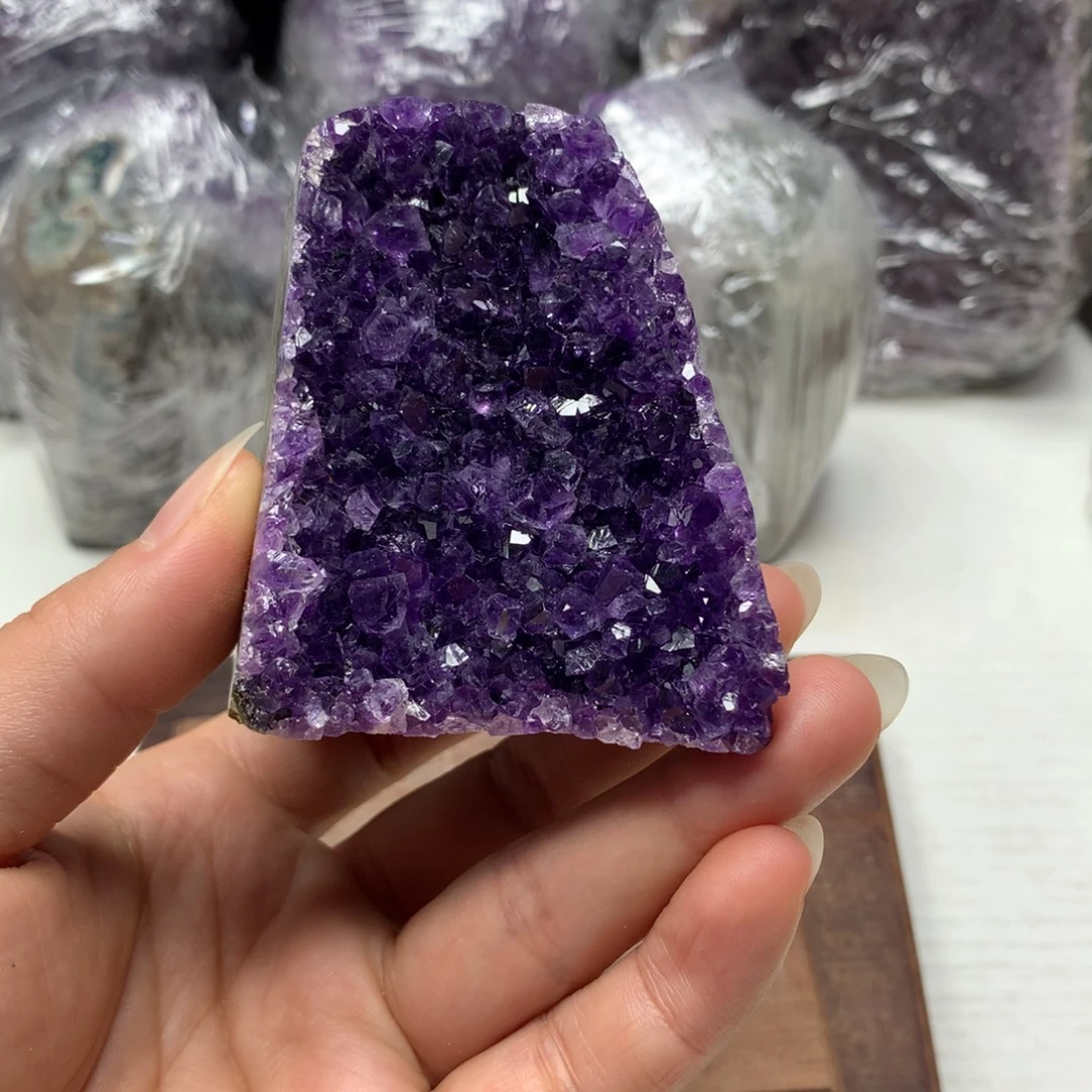 未镶嵌珠宝半成品紫晶紫水晶