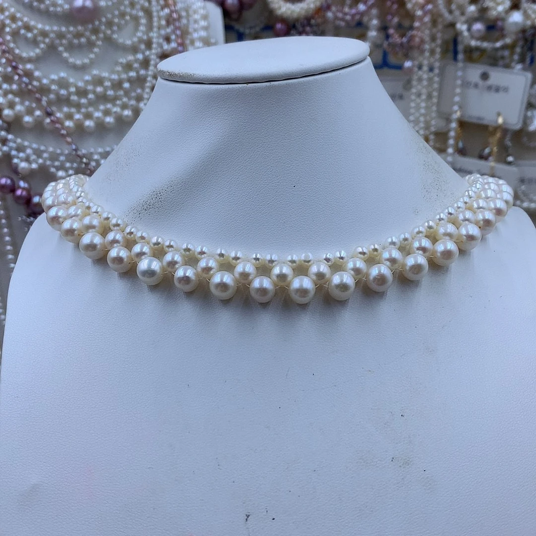 项链银S925镶嵌淡水珍珠岁**?