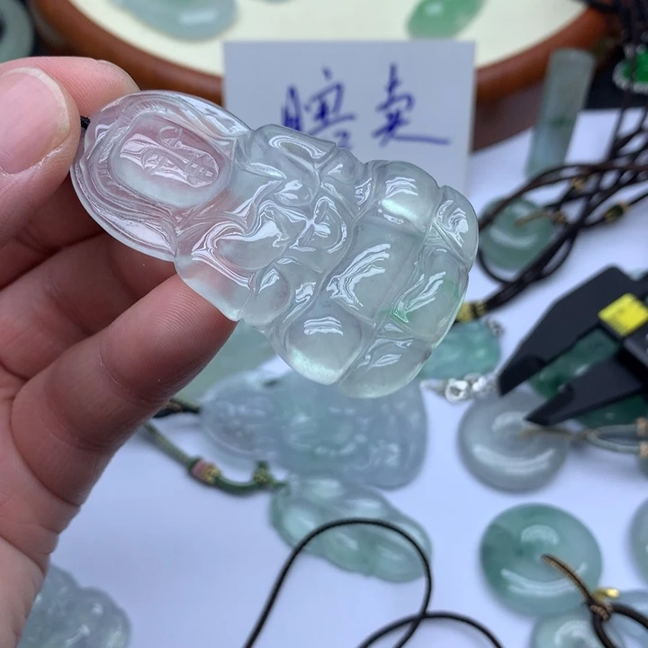 洋***洋一物一图，观音吊坠