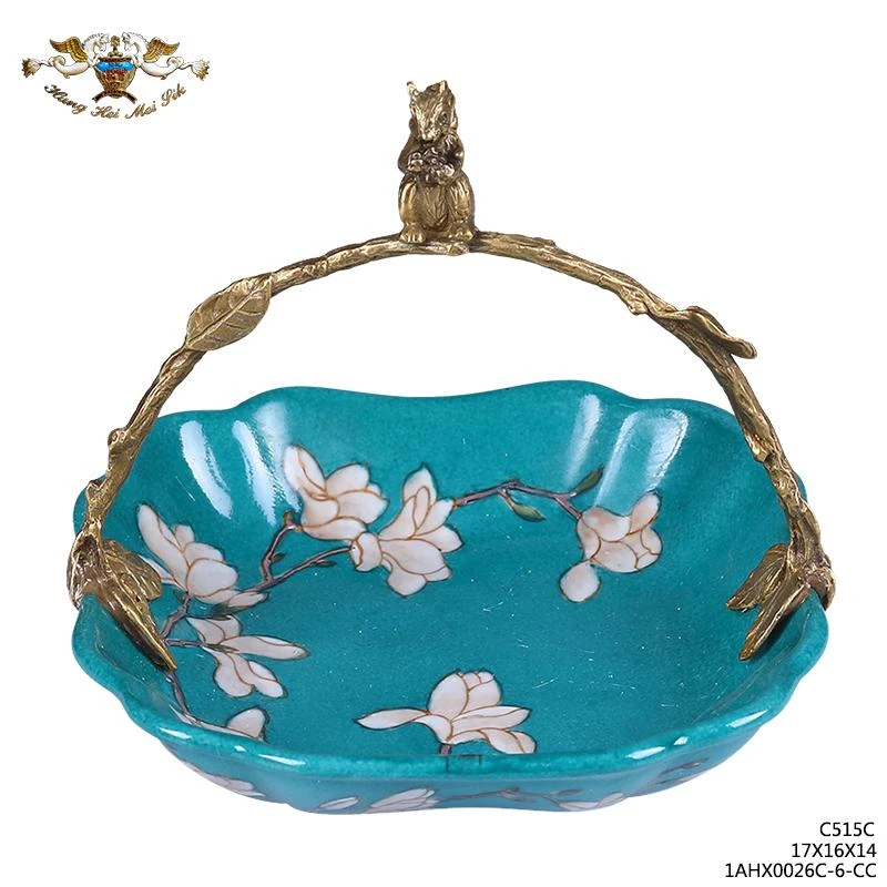 鸿禧高温瓷方形多瓣边平底碟2AHX0026C-6-CC