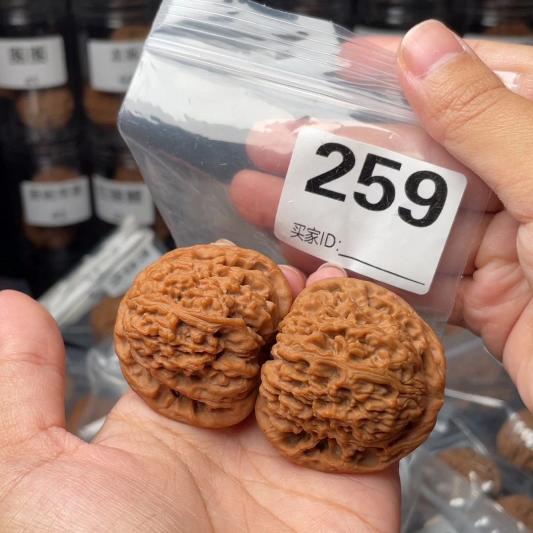 文玩核桃把件全品43南将石