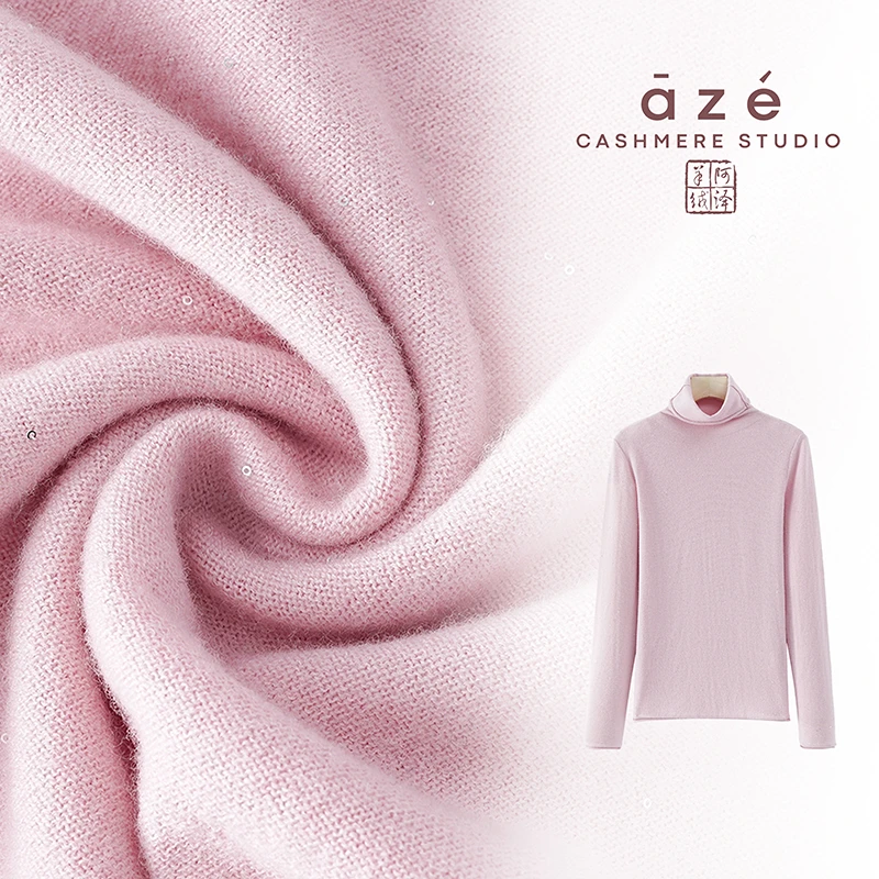 加厚保暖冬季长袖针织时尚百搭女士修身半高领秋冬YY-24570