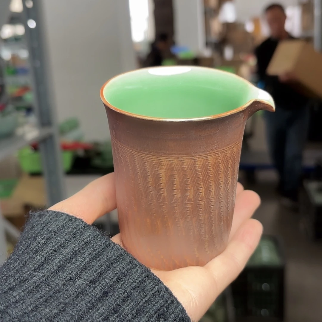 龙泉云间青瓷小米茶器