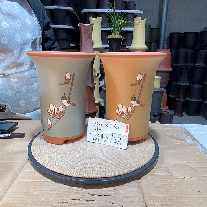 紫砂花盆紫砂花盆