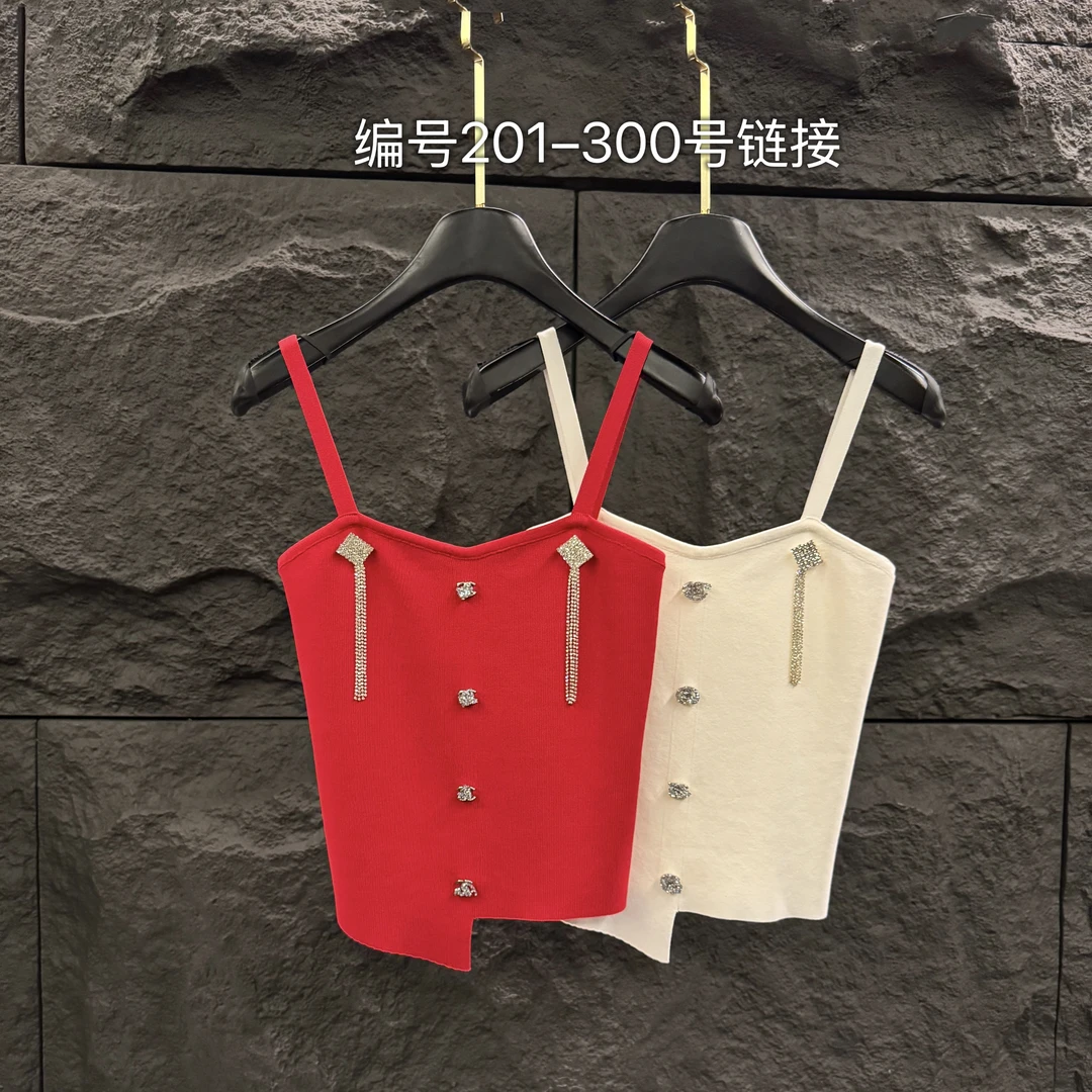201-300编号高级感夏季吊带背心女