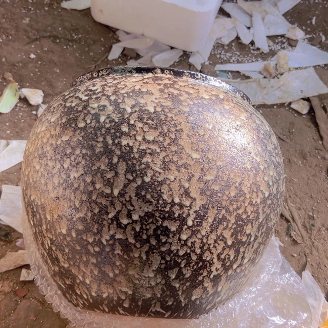紫砂花盆高度28口径24