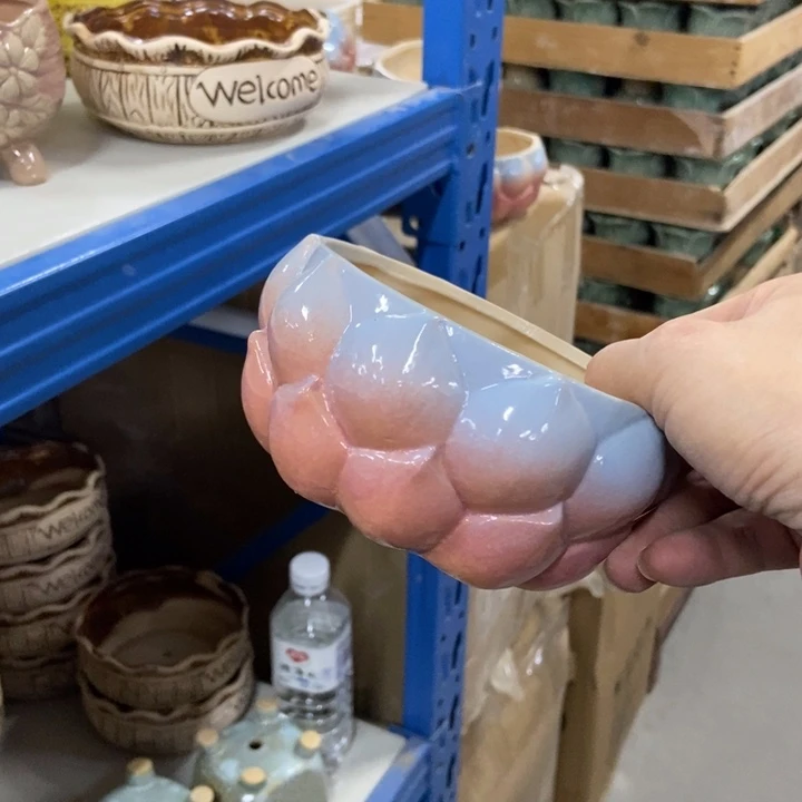 陶瓷花盆单场满9.9发11*6