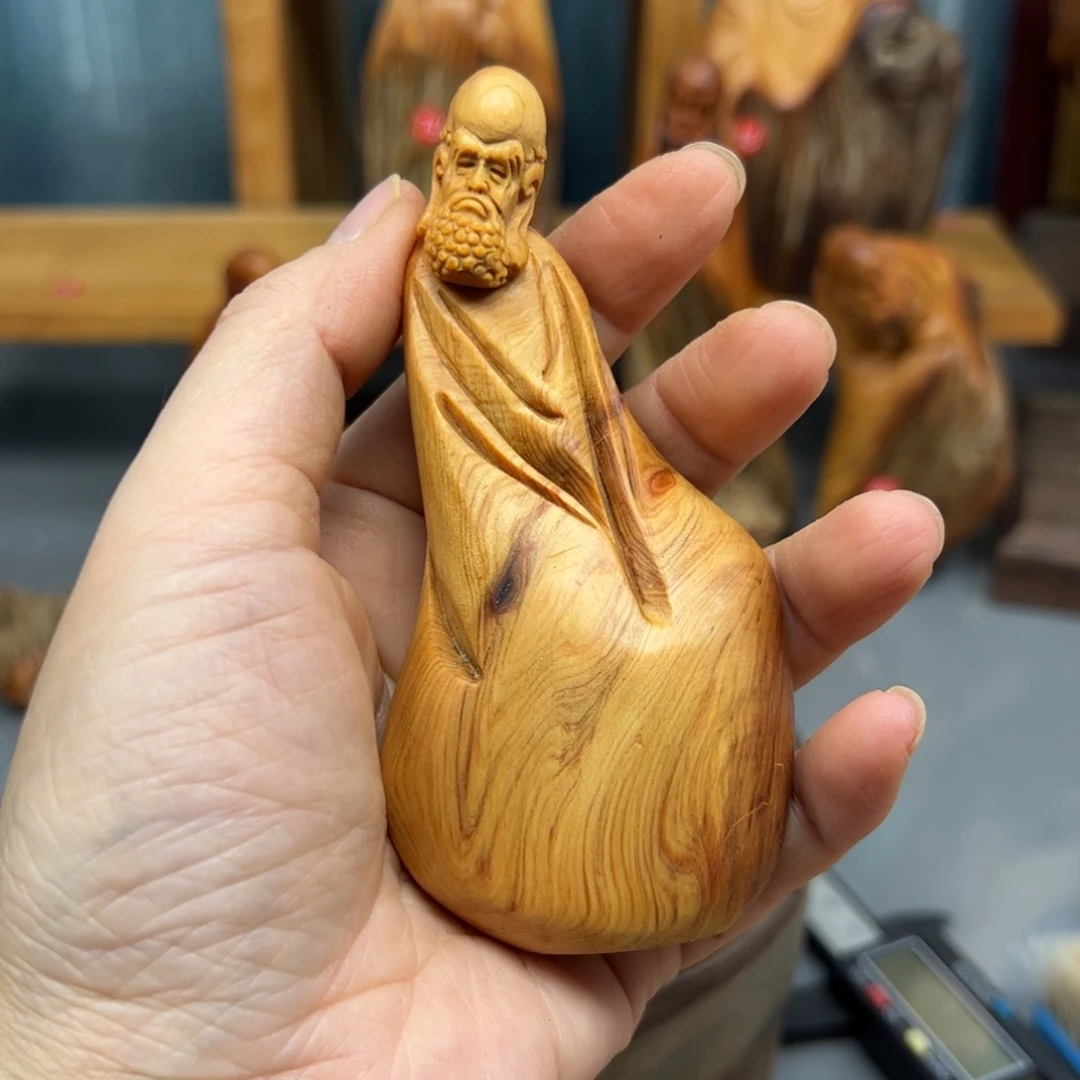 柏木崖柏木摆件手把件，46