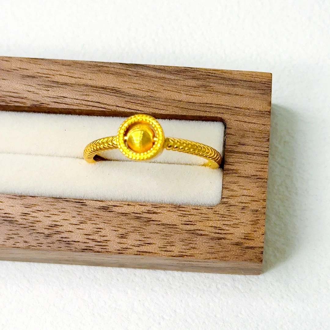 精品猫眼珠圆形戒指-471