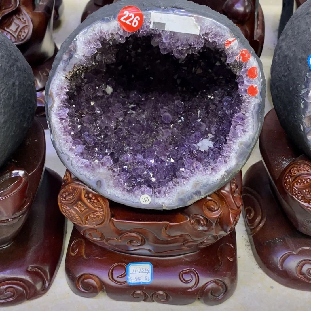 摆件未镶嵌紫晶莹