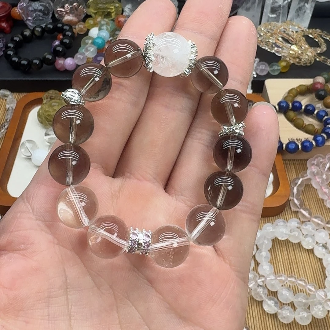 手链水晶银S925镶嵌