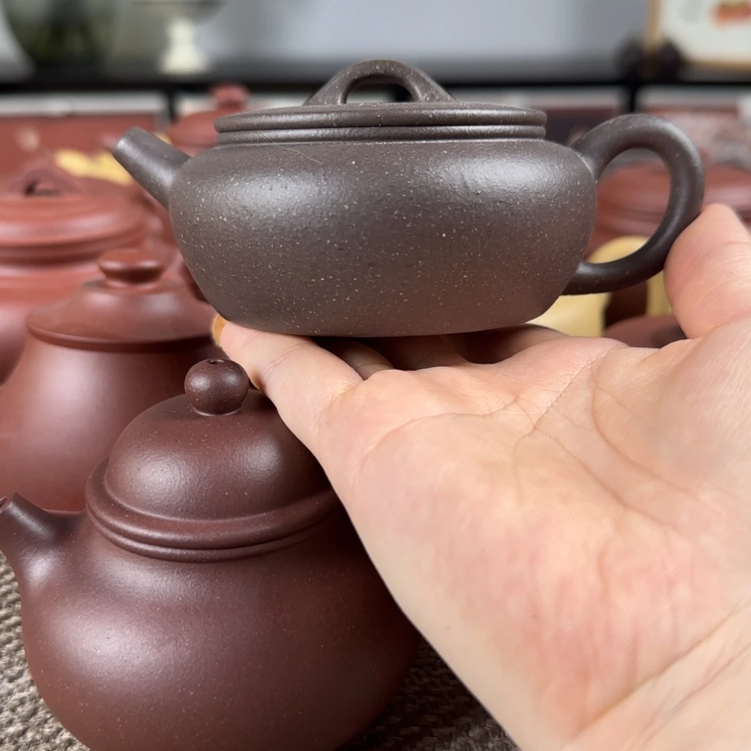 猫***]茶壶紫砂微瑕大彬