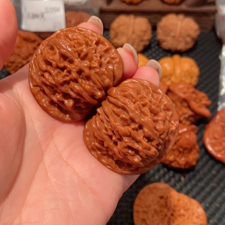 文玩核桃把件幸**人41.5尺寸四座楼1148