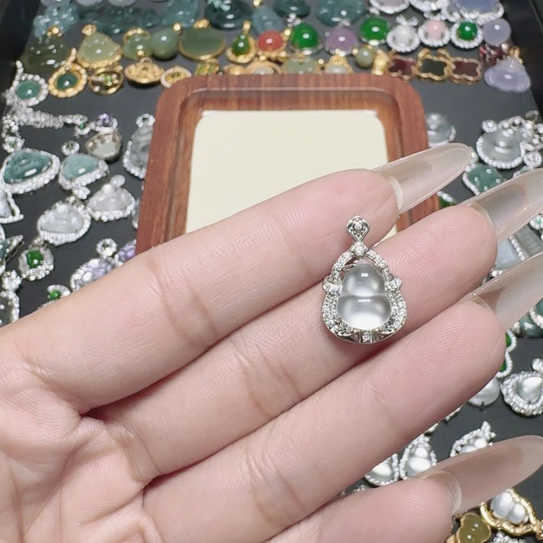 吊坠(不含链)银S925镶嵌紫晶