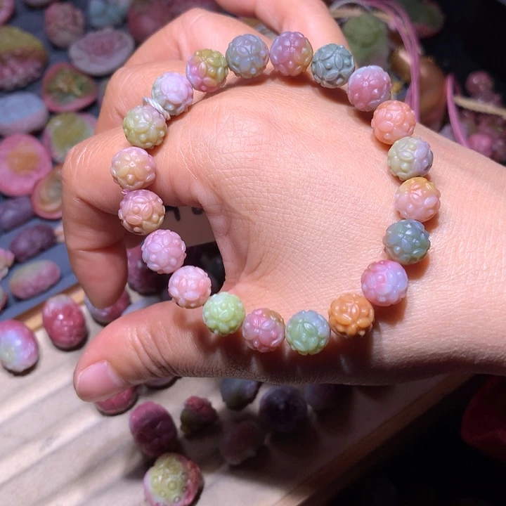 玛瑙/玉髓未镶嵌手链盐源玛瑙