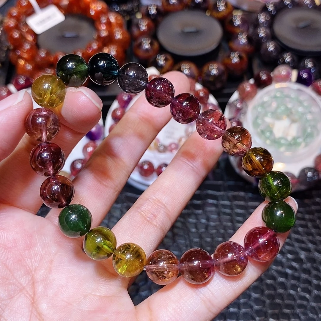 未镶嵌碧玺手串9.8mm左右