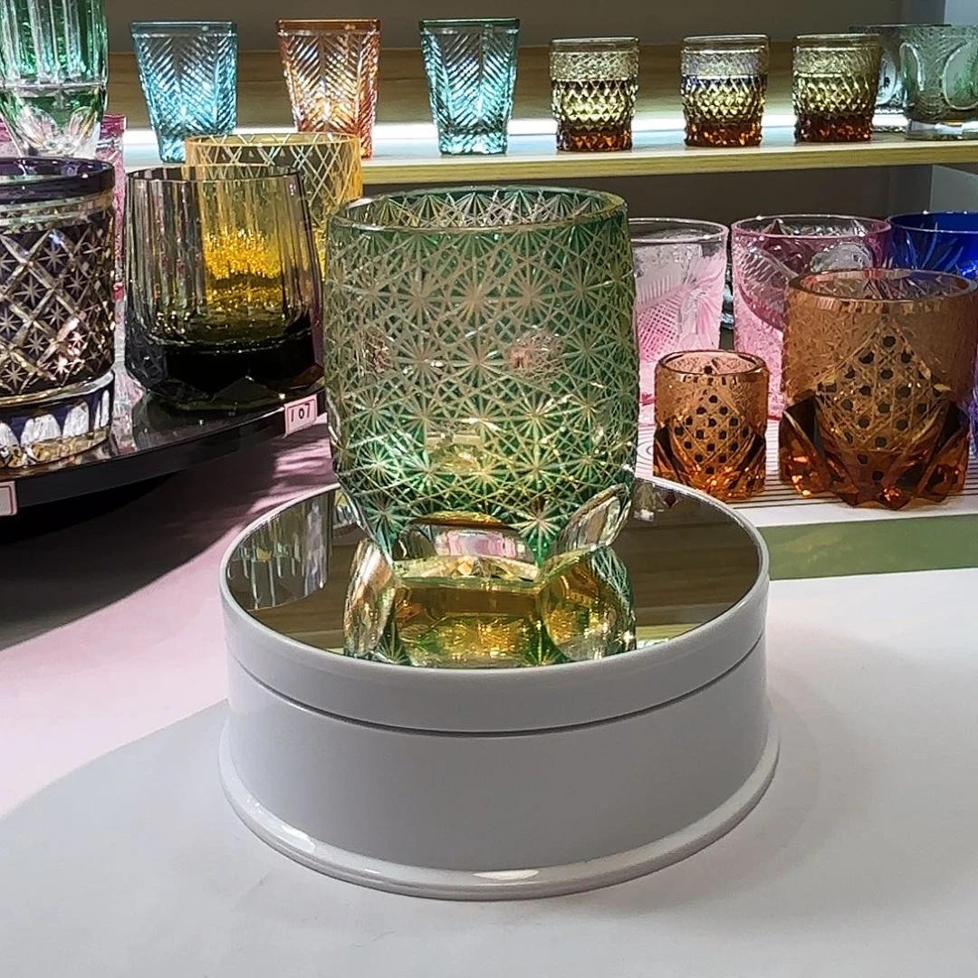 小***强吸管款水晶玻璃共四只……