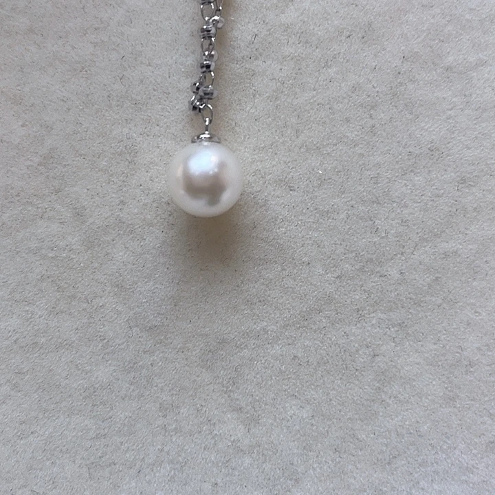 手绳银S925镶嵌海水珍珠