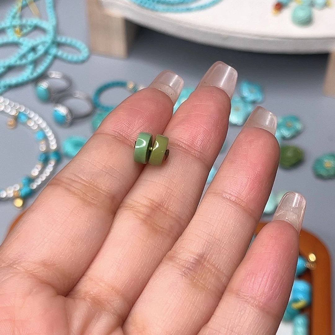 绿松石未镶嵌珠宝半成品