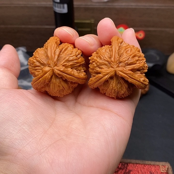 工***匠把件文玩核桃白奔