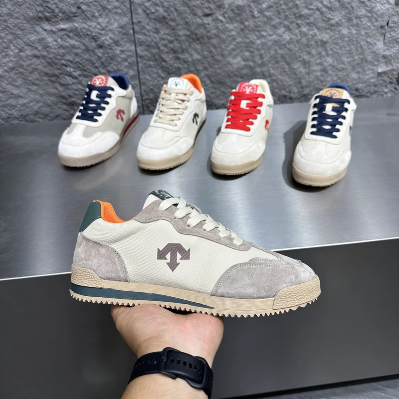 707-60秋季新款男士休闲鞋时尚百搭低帮软底皮面运动鞋