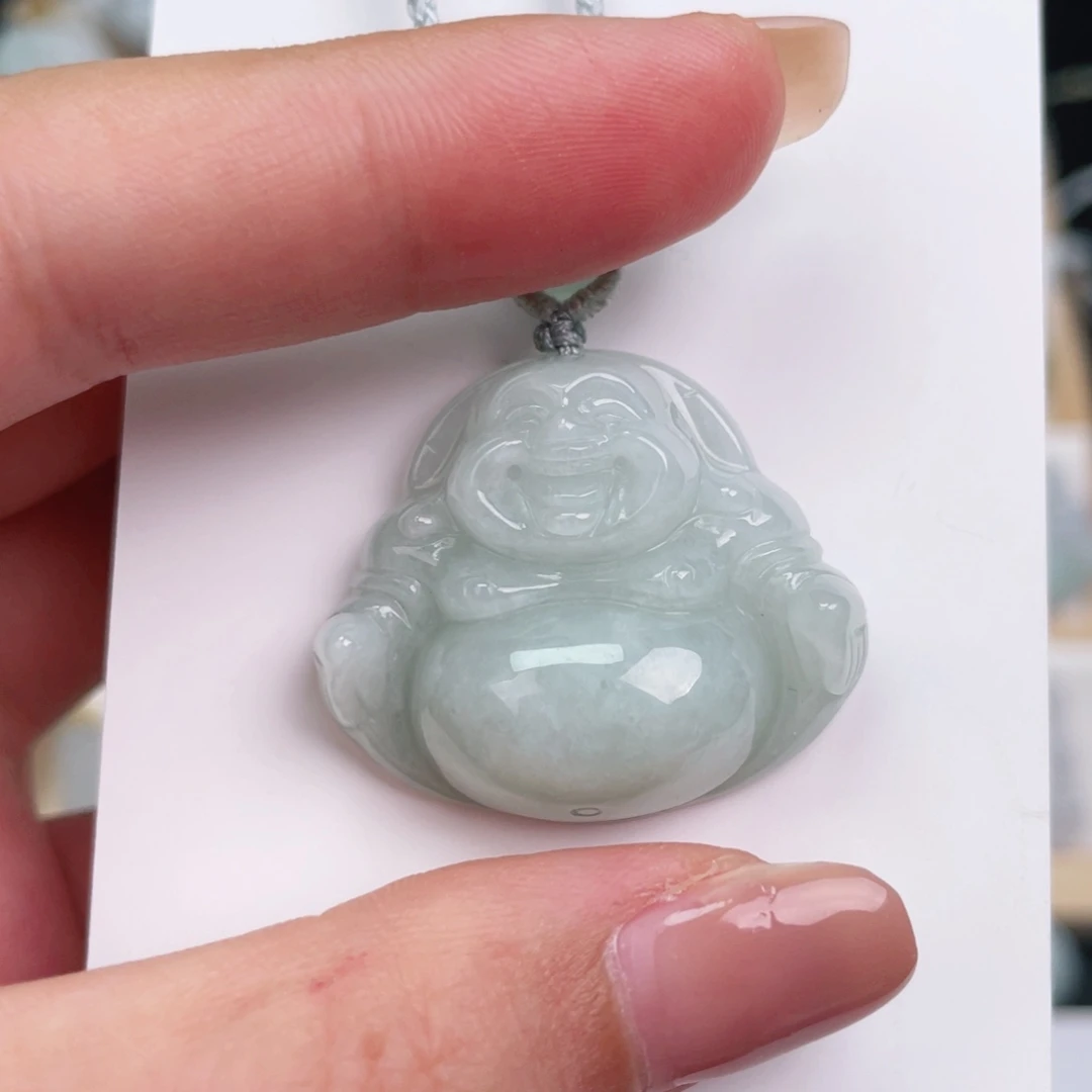 颈饰未镶嵌翡翠佛公