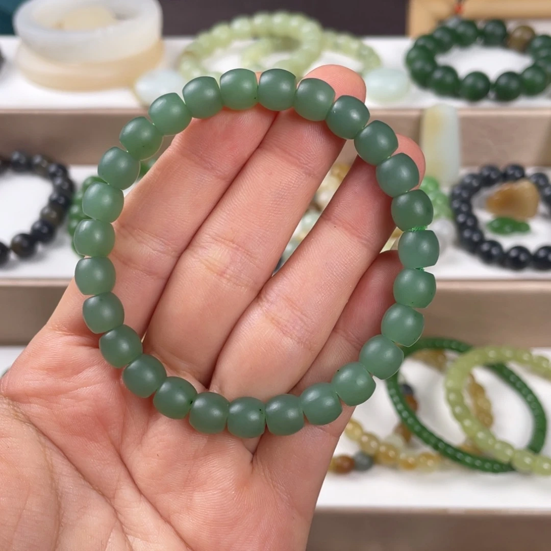 和田玉未镶嵌手链